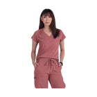 Koi Women's Kai Lani Scrub Top - Rosewood - Lenny's Shoe & Apparel