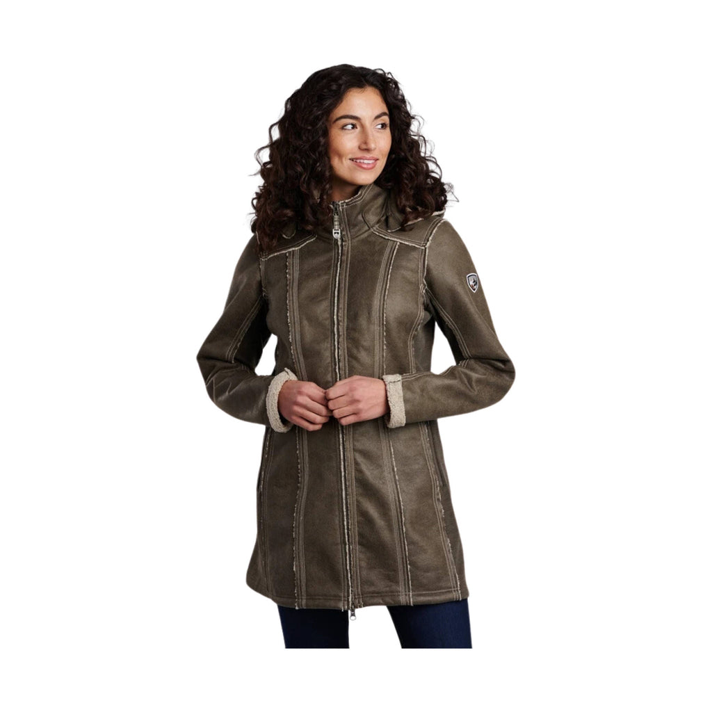 Kuhl Women's Dani Sherpa Trench - Woodland - Lenny's Shoe & Apparel