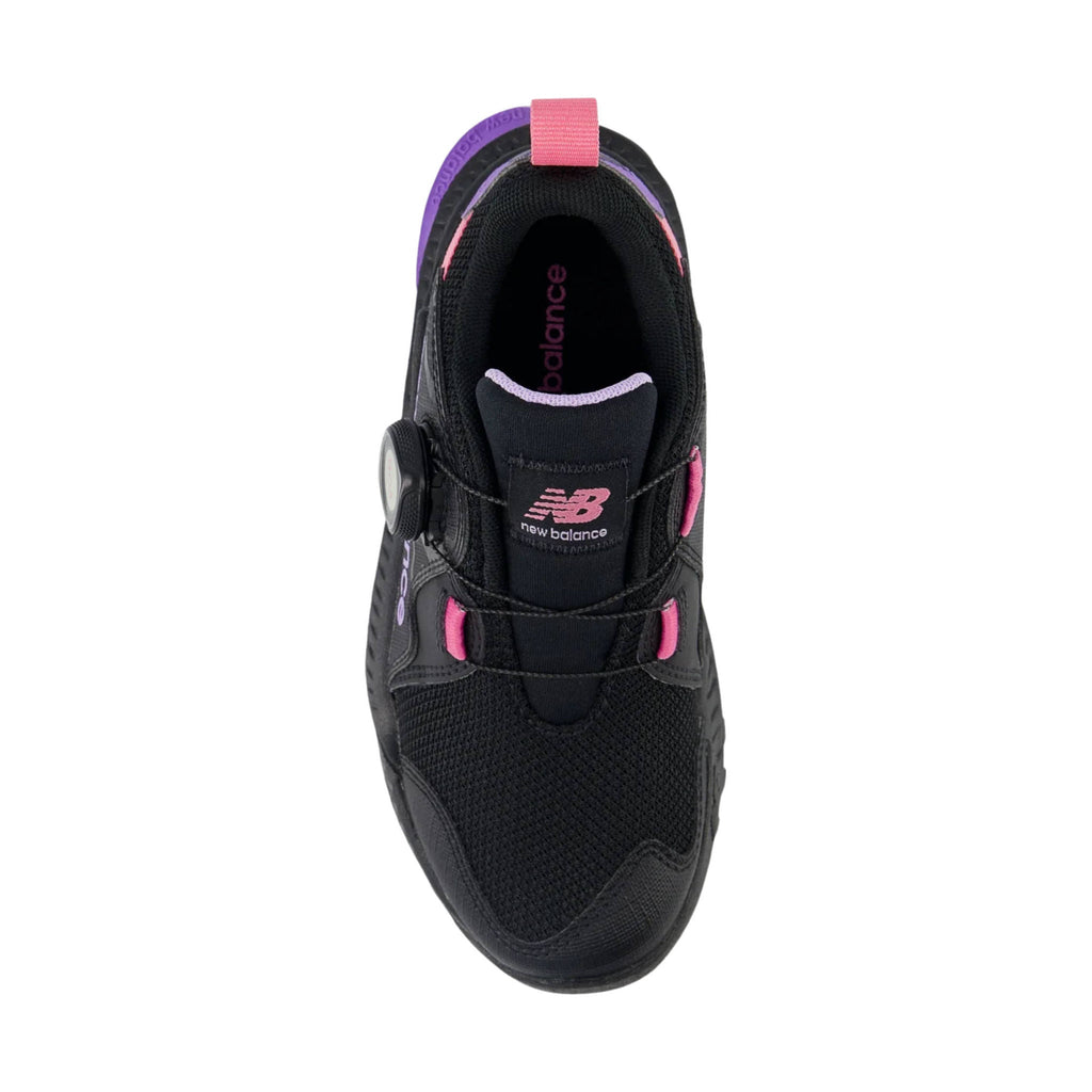 New Balance Kids' Trail Magic BOA Shoes - Black/Violet Crush/Pink - Lenny's Shoe & Apparel