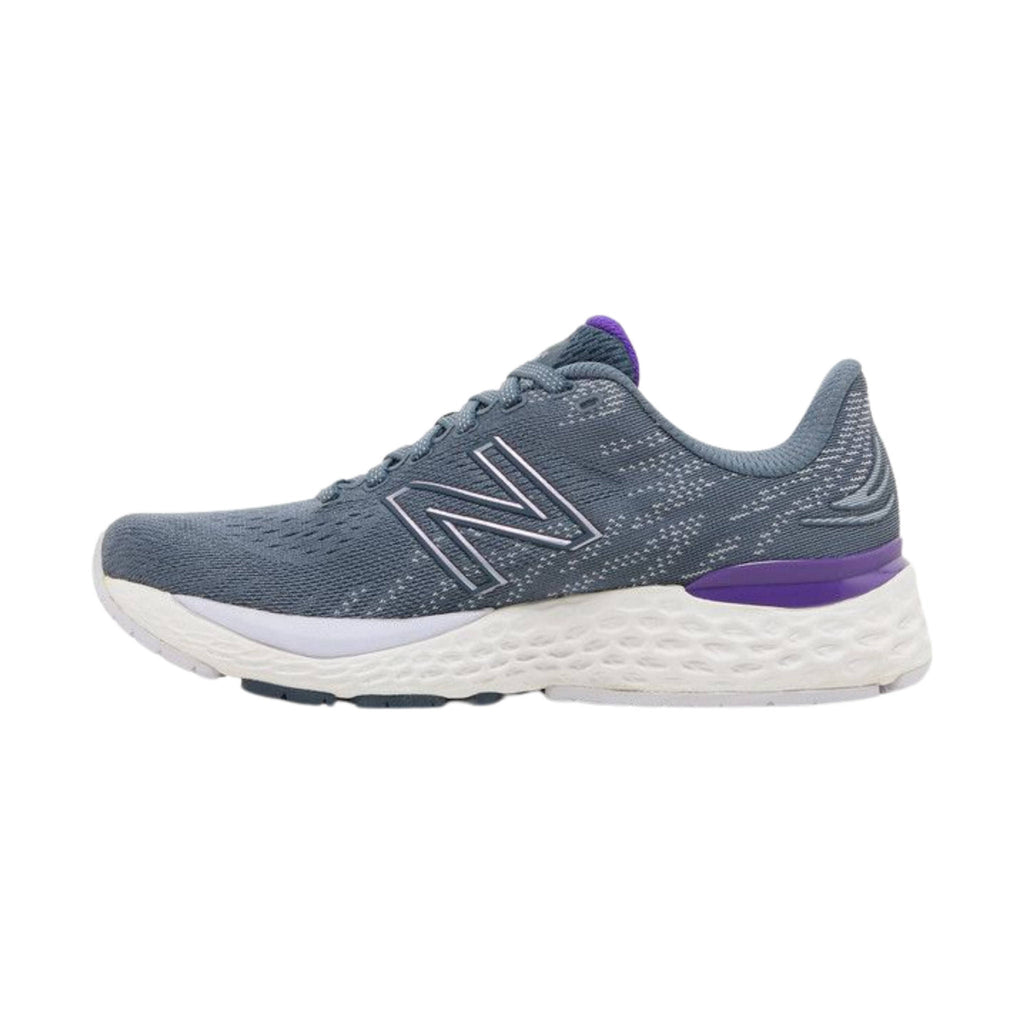 New Balance Women's Fresh Foam 880v11 Shoes - Ocean Grey/ Deep Violet - Lenny's Shoe & Apparel