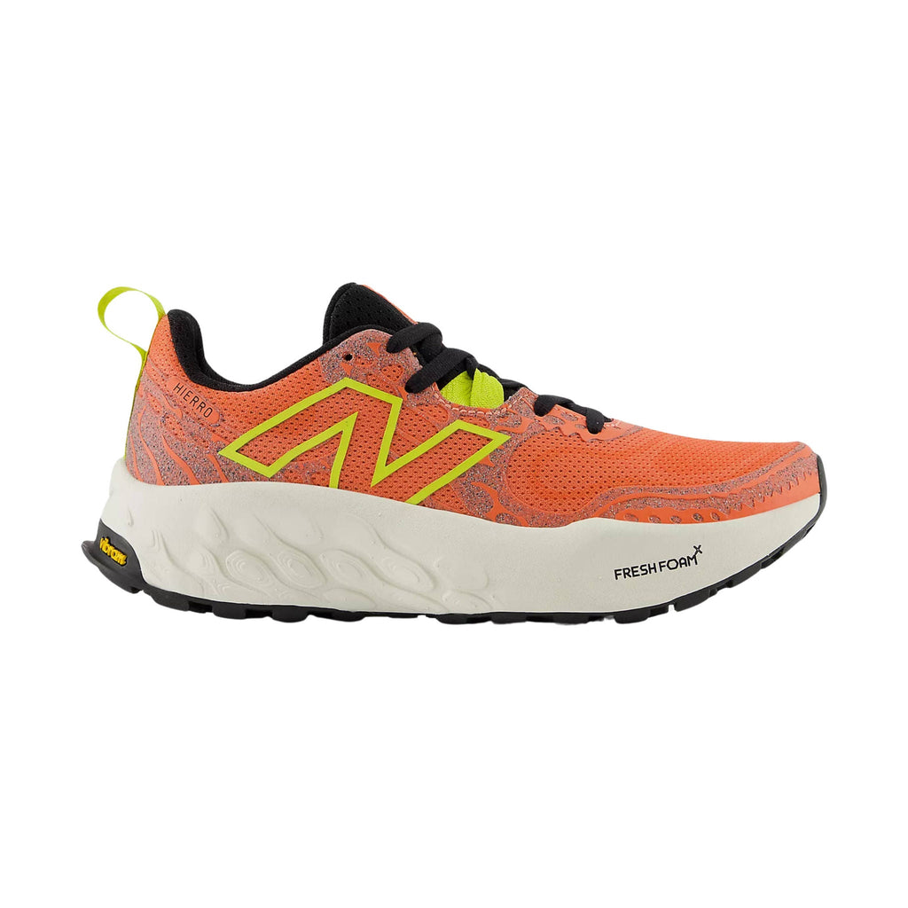 New Balance Women's Fresh Foam X Hierro v8 Trail Shoes - Gulf Red with Tea Tree and Angora - Lenny's Shoe & Apparel