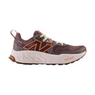 New Balance Women's Fresh Foam X Hierro v8 Trail Shoes - Licorice with Gulf Red and Pink Granite - Lenny's Shoe & Apparel