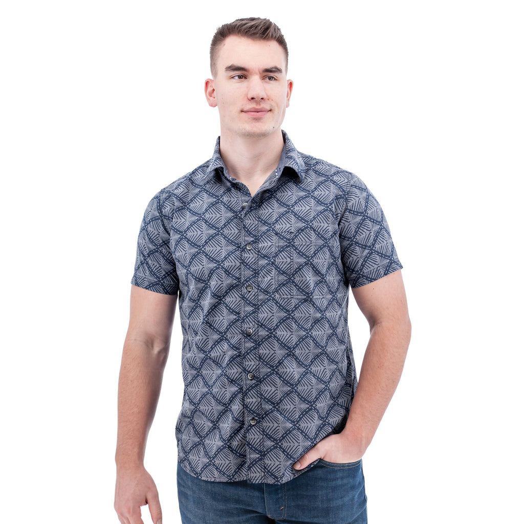 Old Ranch Men's Kona Shirt - Dark Blue - Lenny's Shoe & Apparel