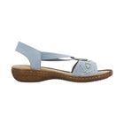 Rieker Women's Regina Sandal - Aqua - Lenny's Shoe & Apparel