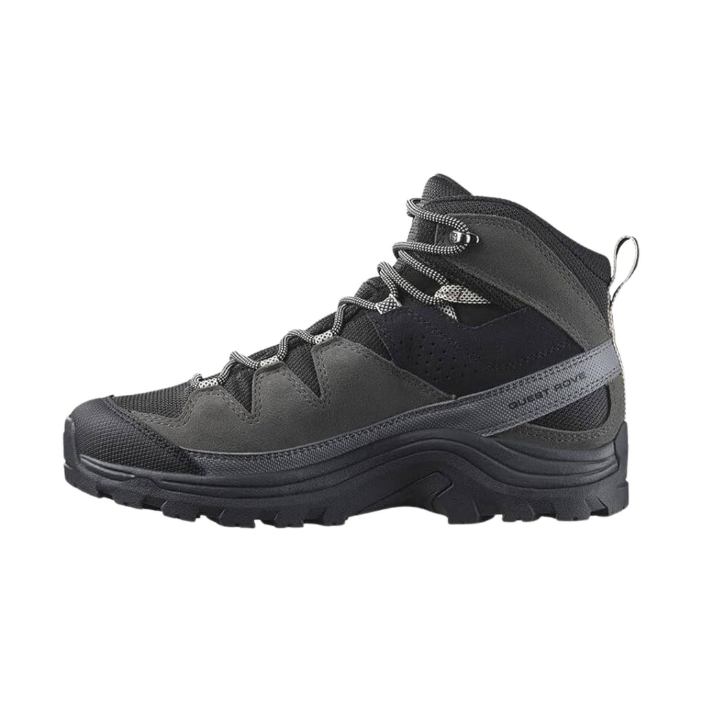 Salomon Men's Quest Rove GoreTex Leather Hiking Boots - Black/Phantom/Mgnt - Lenny's Shoe & Apparel