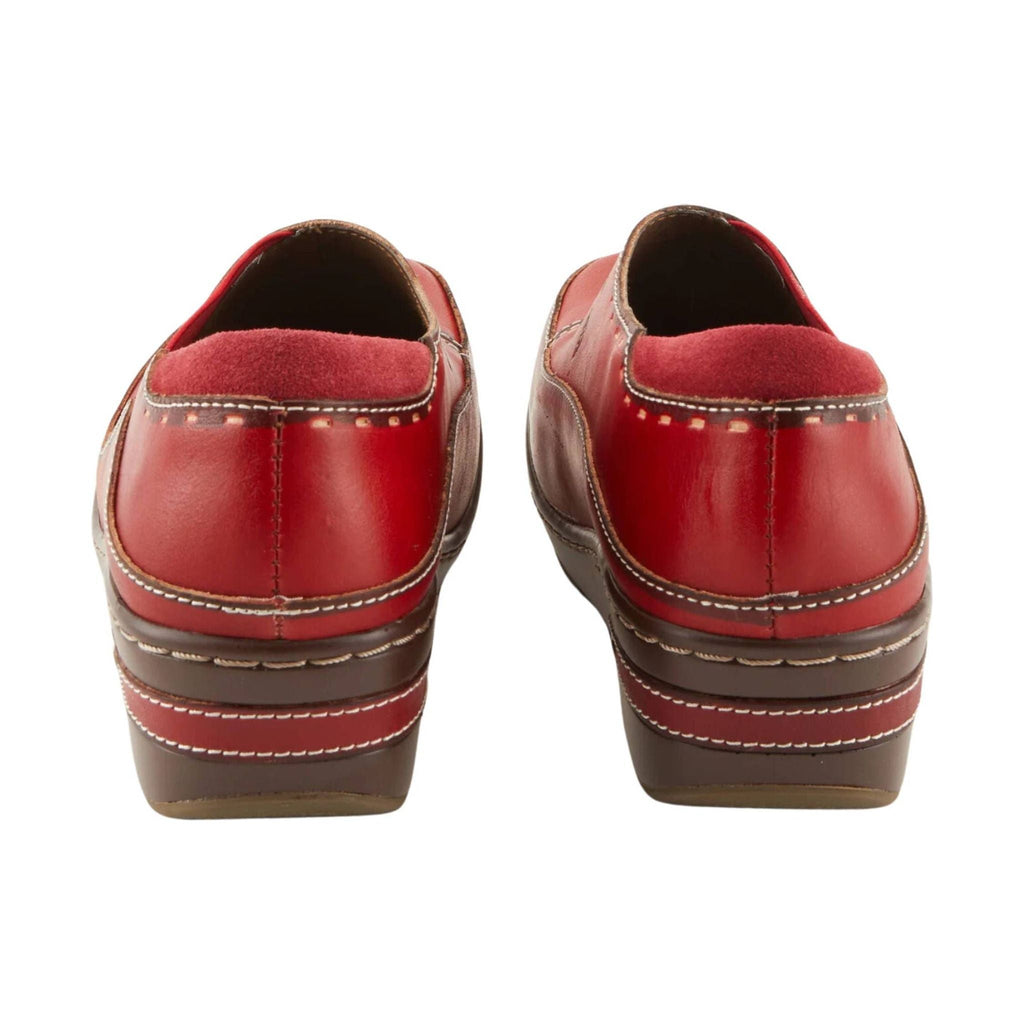 Spring Step L'artiste Women's Burbank Clogs - Red - Lenny's Shoe & Apparel