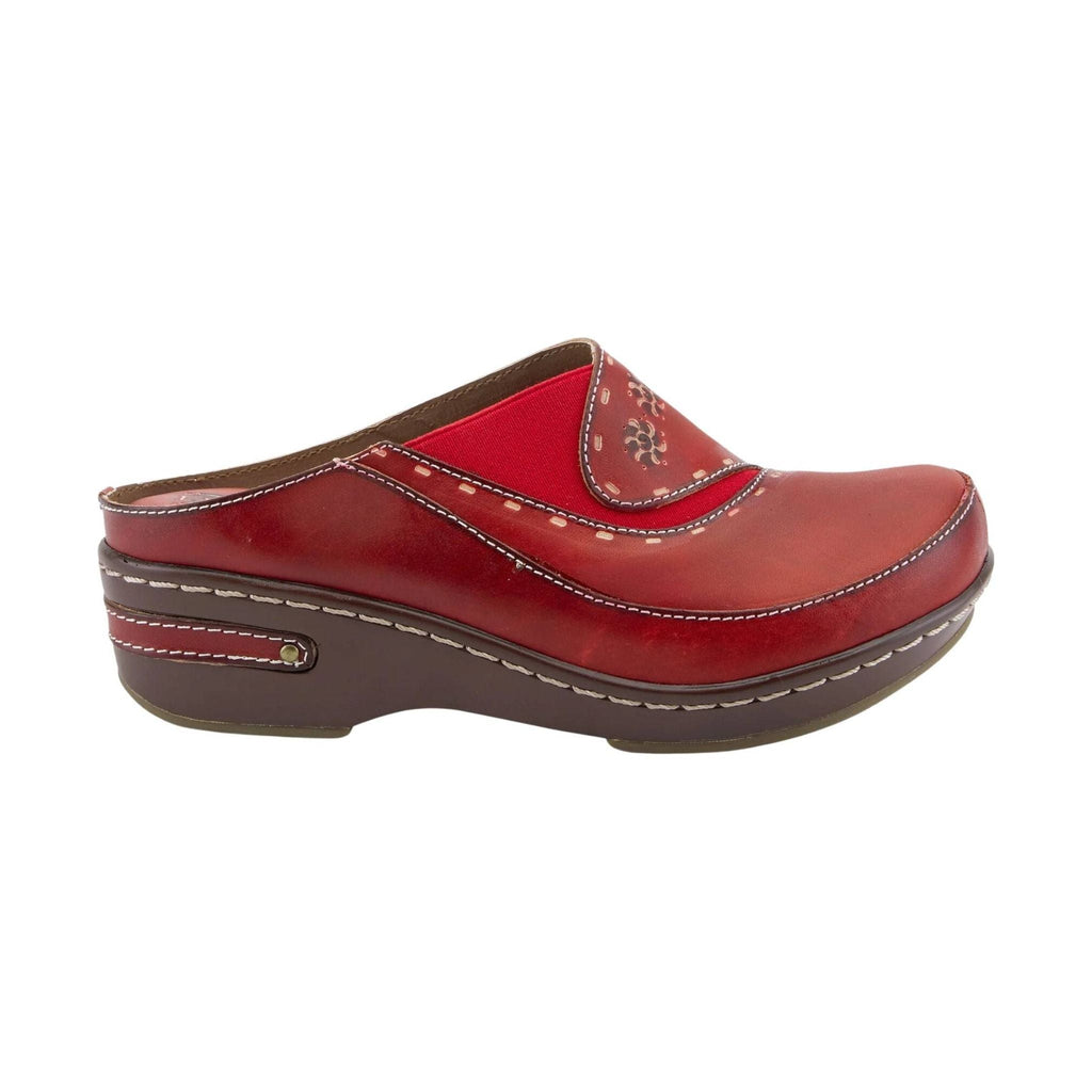 Spring Step Women's Chino Clog - red - Lenny's Shoe & Apparel