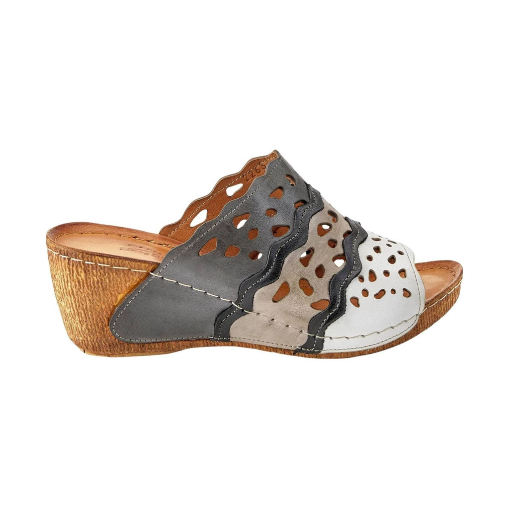 Spring Step Women's Footy Sandals - Grey Multi - Lenny's Shoe & Apparel