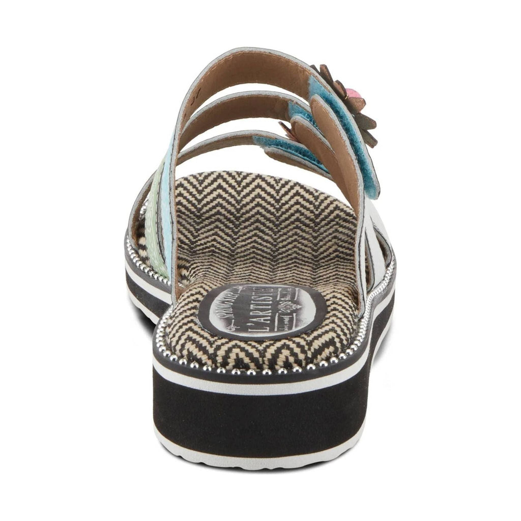 Spring Step Women's L'artiste Maryse Sandals - White Multi - Lenny's Shoe & Apparel