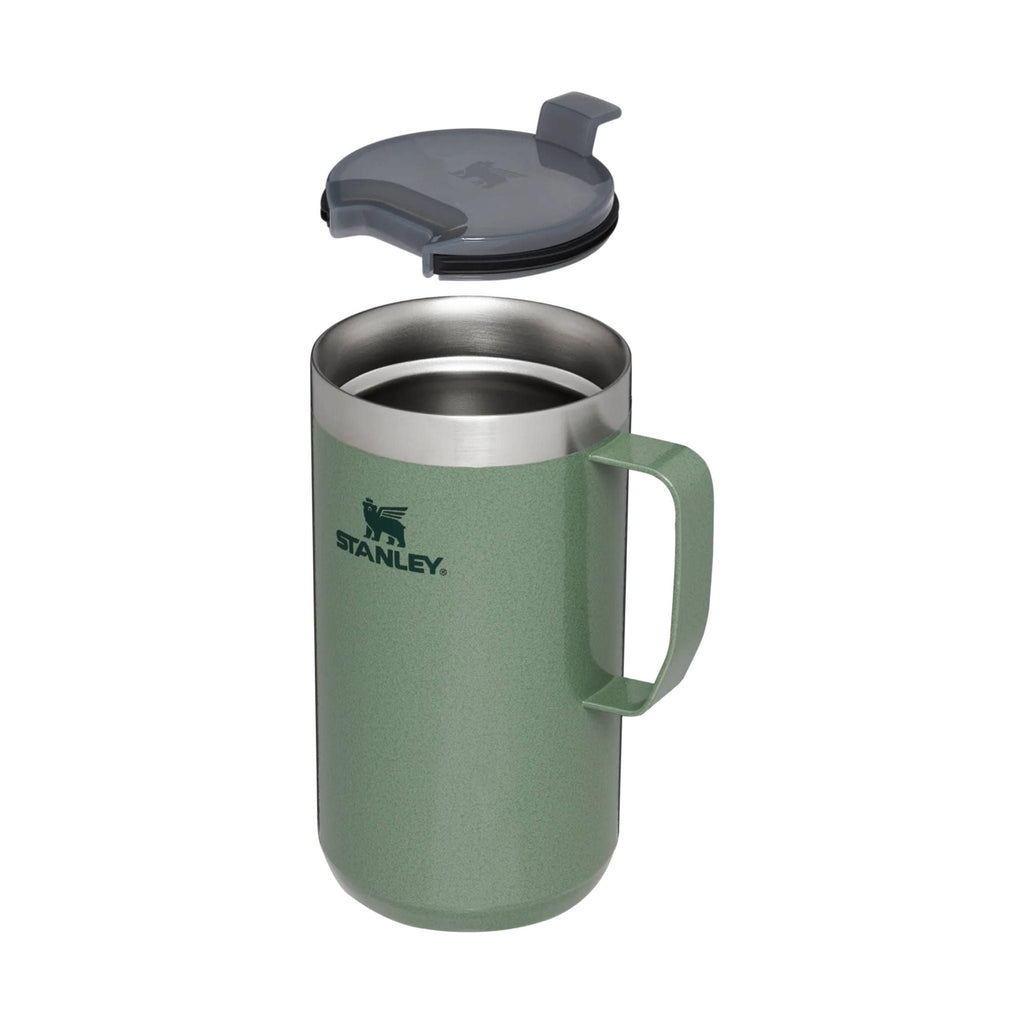 Stanley The Stay Hot Camp Mug 24 OZ - Hammertone Green - Lenny's Shoe & Apparel