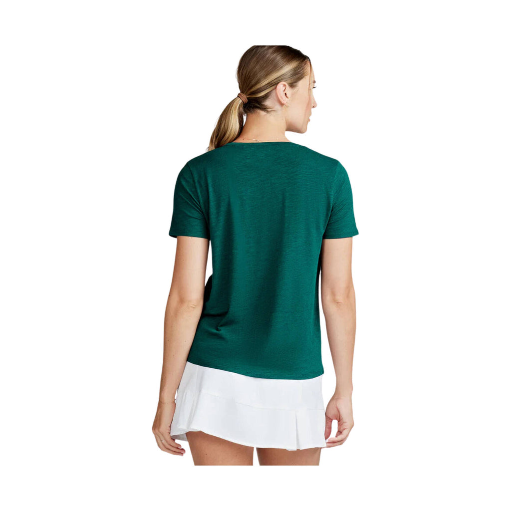 Tasc Women's All Day V - Neck Top - Jade - Lenny's Shoe & Apparel