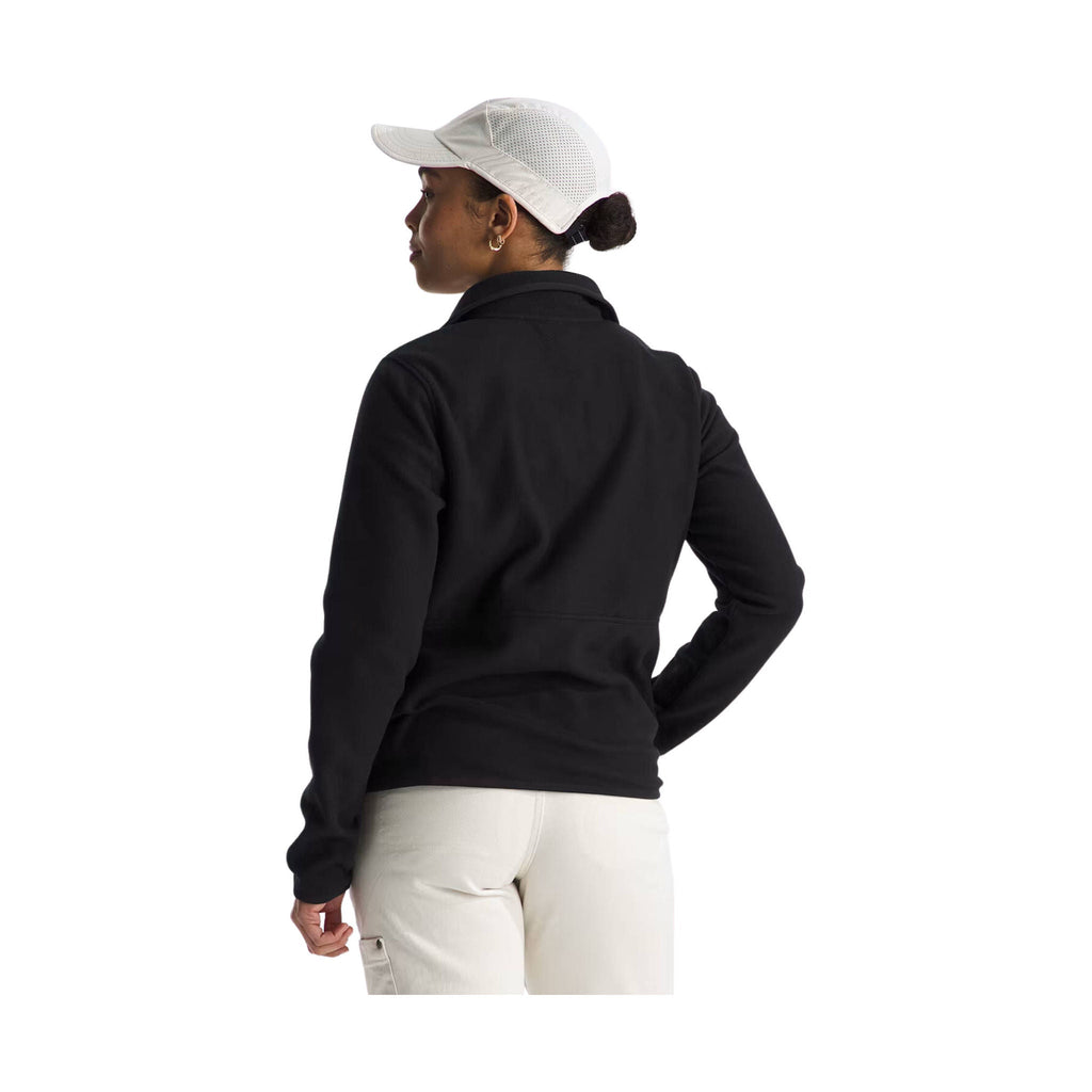 The North Face Women's Glacier Fleece Half Snap Fleece - TNF Black - Lenny's Shoe & Apparel