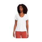 Toad & Co Women's Marley II Short Sleeve Tee - True White - Lenny's Shoe & Apparel