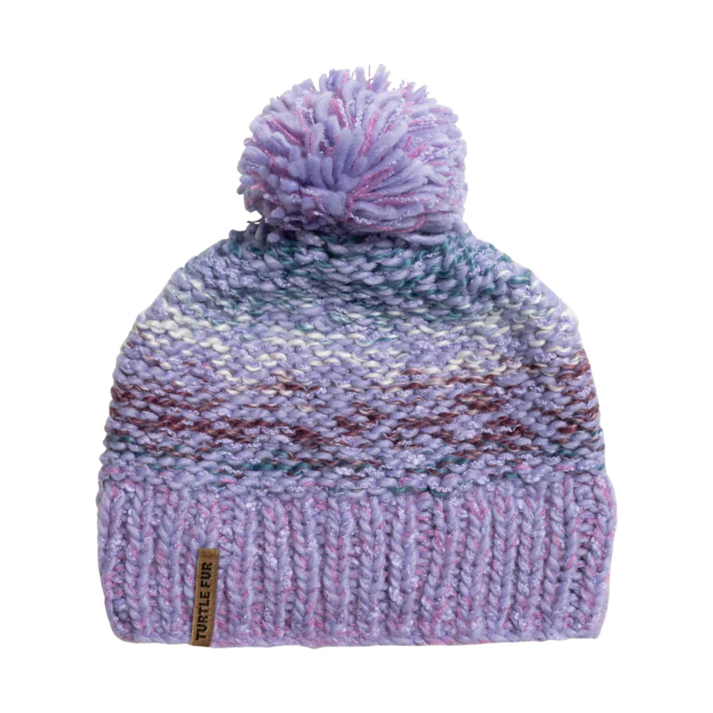 Turtle Fur Firefly Pom Beanie - Periwinkle - Lenny's Shoe & Apparel