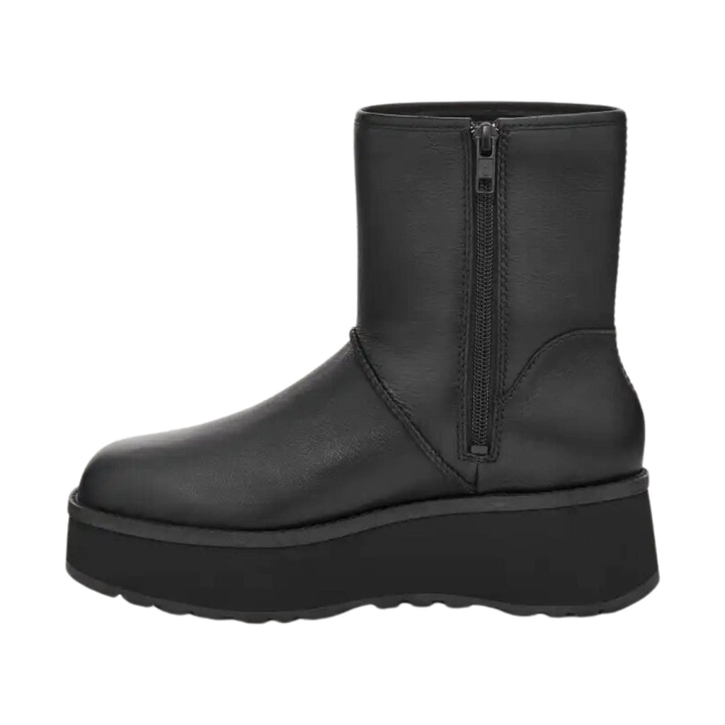 UGG Women's Cityfun Mid Zip Boots - Black - Lenny's Shoe & Apparel