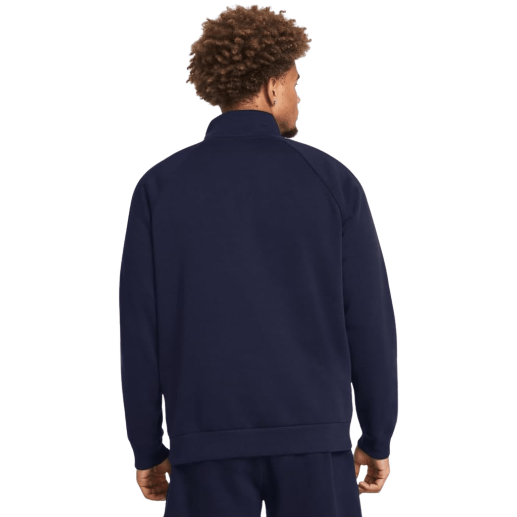 Under Armour Men's Rival Fleece Quarter Zip - Midnight Navy/White - Lenny's Shoe & Apparel