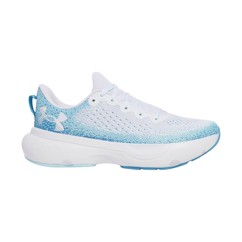 Under Armour Women's Infinite Running Shoes - White/Ether Blue/White - Lenny's Shoe & Apparel