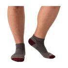 Wide Open Women's Solid Cushioned No Show Socks - Taupe - Lenny's Shoe & Apparel