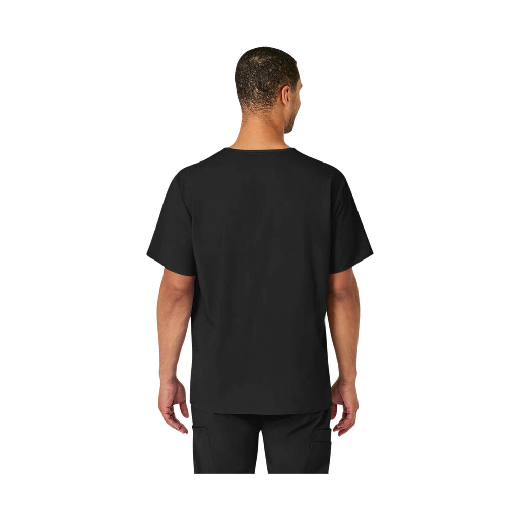 WonderWink Men's Pro V Neck Scrub Top - Black - Lenny's Shoe & Apparel