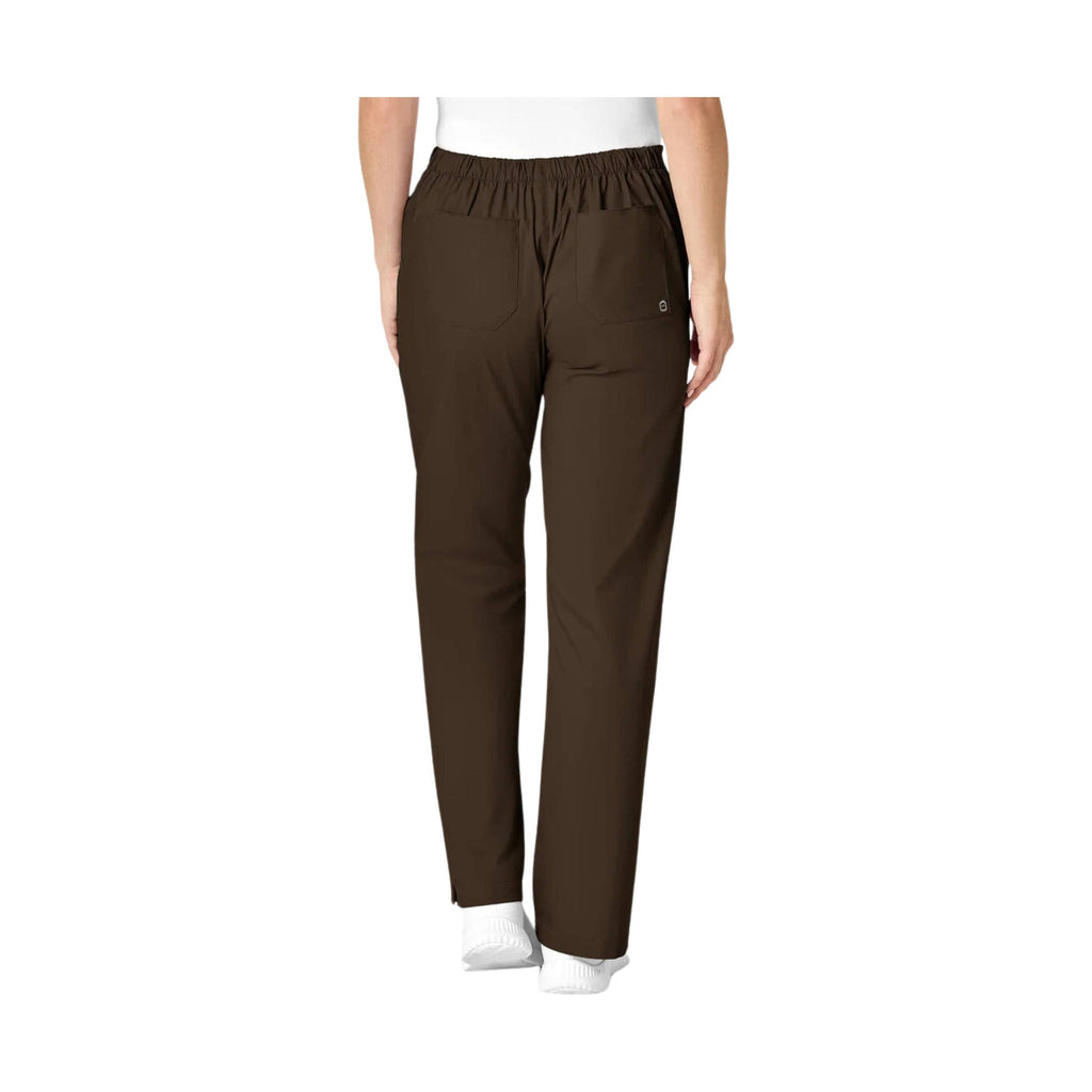 WonderWink Work Women's Flare Leg Scrub Pant - Chocolate - Lenny's Shoe & Apparel