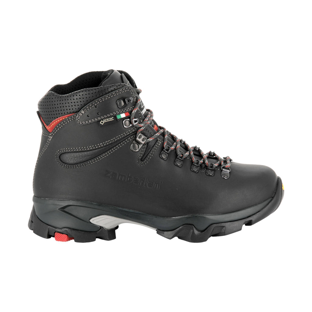 Zamberlan Men's Vioz GTX Hiking Boots - Dark Grey/Red - Lenny's Shoe & Apparel