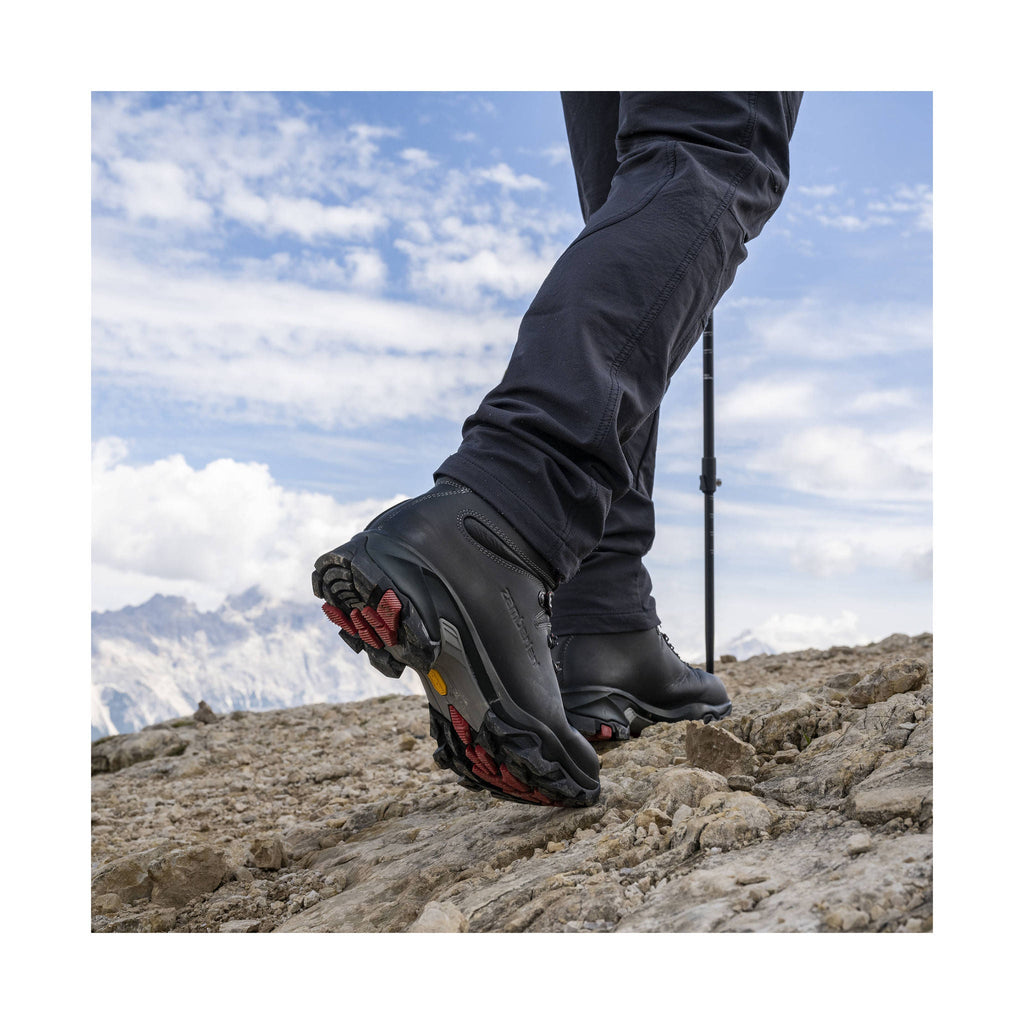 Zamberlan Men's Vioz GTX Hiking Boots - Dark Grey/Red - Lenny's Shoe & Apparel