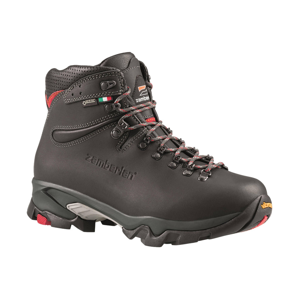 Zamberlan Men's Vioz GTX Hiking Boots - Dark Grey/Red - Lenny's Shoe & Apparel