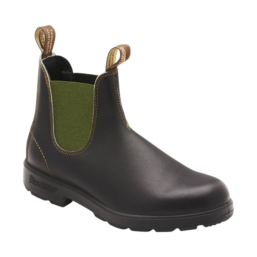 Blundstone Original 500 Chelsea Boots - Stout Brown/Olive - Lenny's Shoe & Apparel