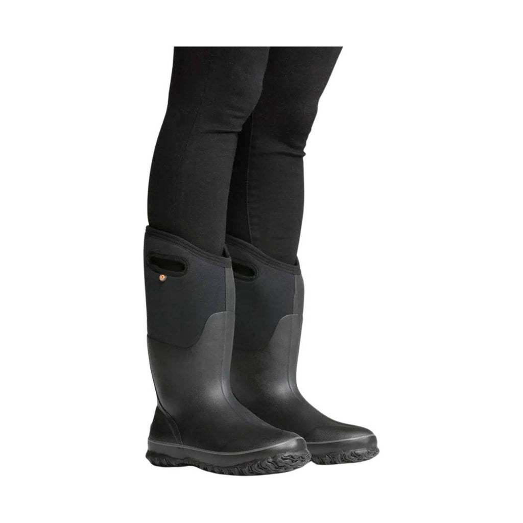 Bogs Women's Classic High With Handles Rain Boot - Black - Lenny's Shoe & Apparel