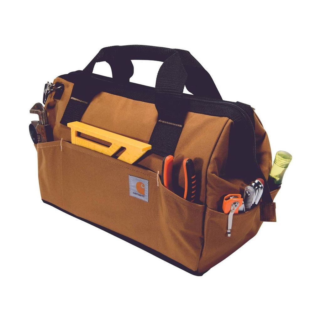 Carhartt 17 Pocket Midweight Tool Bag 16" - Brown - Lenny's Shoe & Apparel