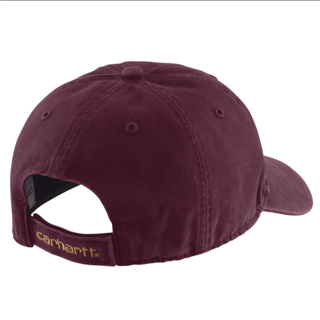 Carhartt Canvas Cap - Blackberry - Lenny's Shoe & Apparel