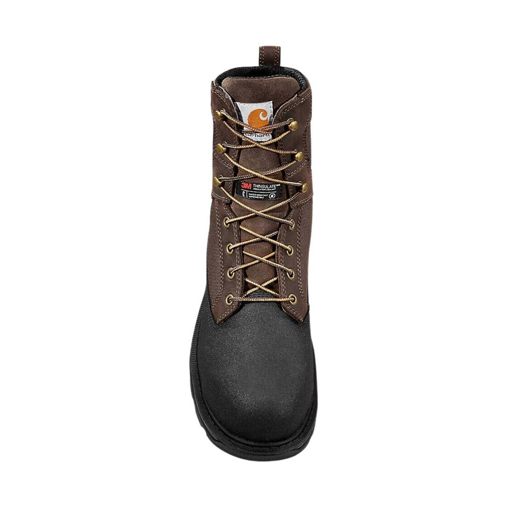 Carhartt Men's Ironwood Waterproof Insulated 8" Alloy Toe Work Boot - Brown - Lenny's Shoe & Apparel