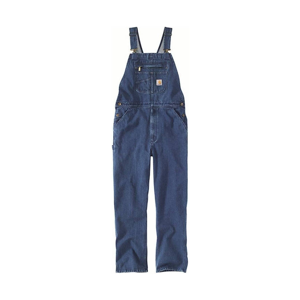 Carhartt Men's Loose-Fit Denim Bib Overalls - Darkstone - Lenny's Shoe & Apparel