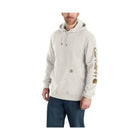 Carhartt Men's Midweight Hooded Logo Sweatshirt - Malt - Lenny's Shoe & Apparel