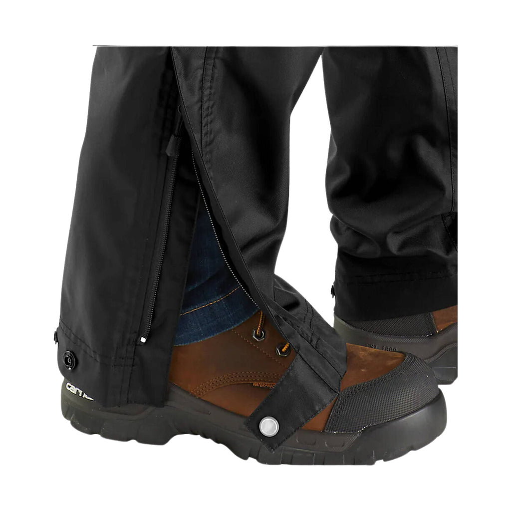 Carhartt Men's Relaxed Fit Midweight Rain Pant - Black - Lenny's Shoe & Apparel