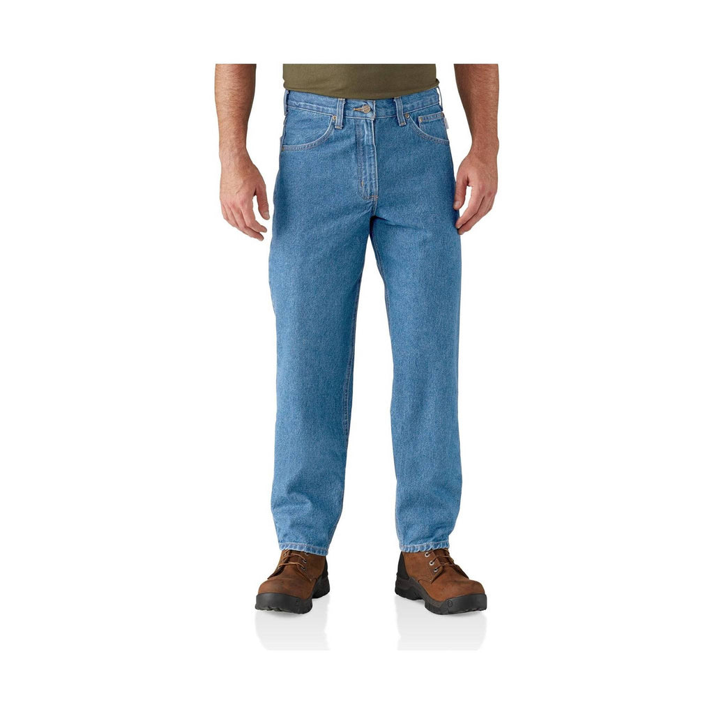 Carhartt Men's Relaxed-Fit Tapered-Leg Jean - Stonewash - Lenny's Shoe & Apparel