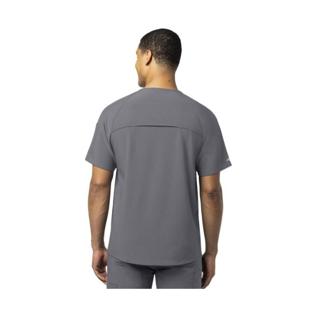 Carhartt Men's Ripstop Chest Pocket Scrub Top - Pewter - Lenny's Shoe & Apparel