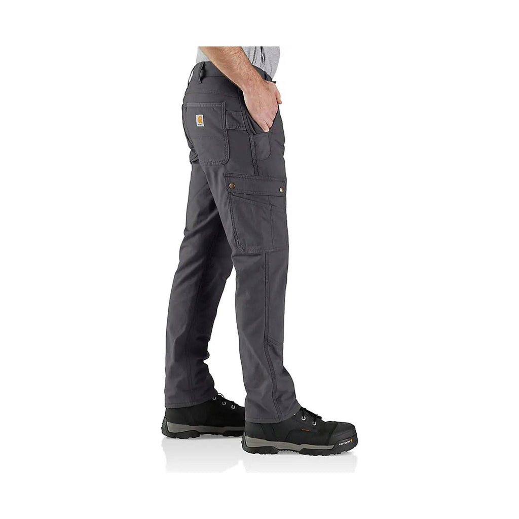 Carhartt Men's Rugged Flex Relaxed Fit Ripstop Cargo Fleece Lined Work Pant - Shadow - Lenny's Shoe & Apparel