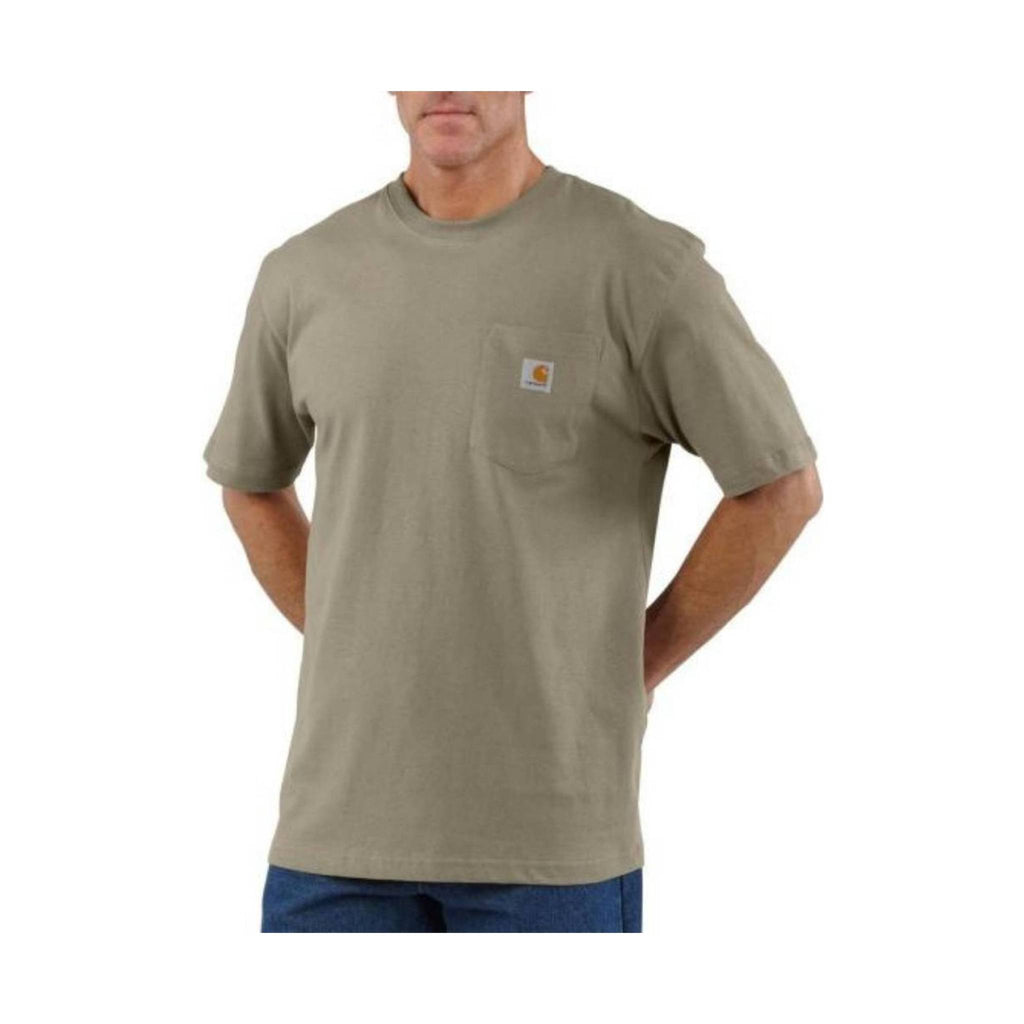 Carhartt Men's workwear Pocket T-Shirt - Desert - Lenny's Shoe & Apparel