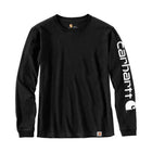 Carhartt Women's Long Sleeve Logo T-Shirt - Black - Lenny's Shoe & Apparel