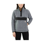 Carhartt Women's Relaxed Fit Fleece Pullover Jacket - Granite Heather - Lenny's Shoe & Apparel