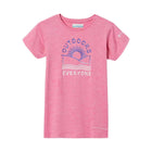 Columbia Kids' Mission Peak Short Sleeve Graphic Top - Wild Geranium Heather - Lenny's Shoe & Apparel