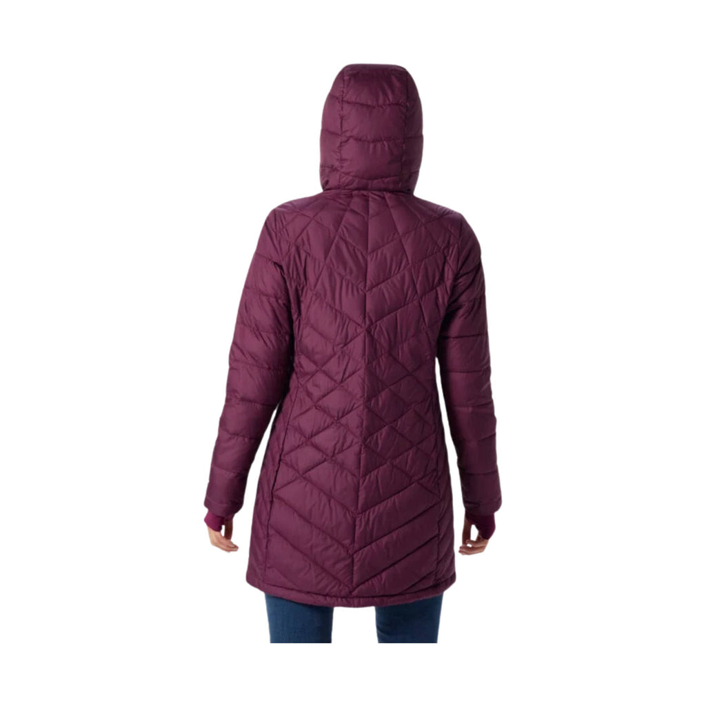 Columbia Women's Heavenly Long Hooded Jacket - Marionberry - Lenny's Shoe & Apparel