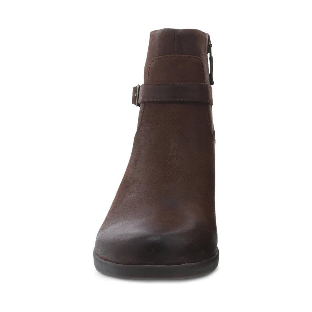 Dansko Women's Cagney Bootie - Brown Burnished Suede - Lenny's Shoe & Apparel