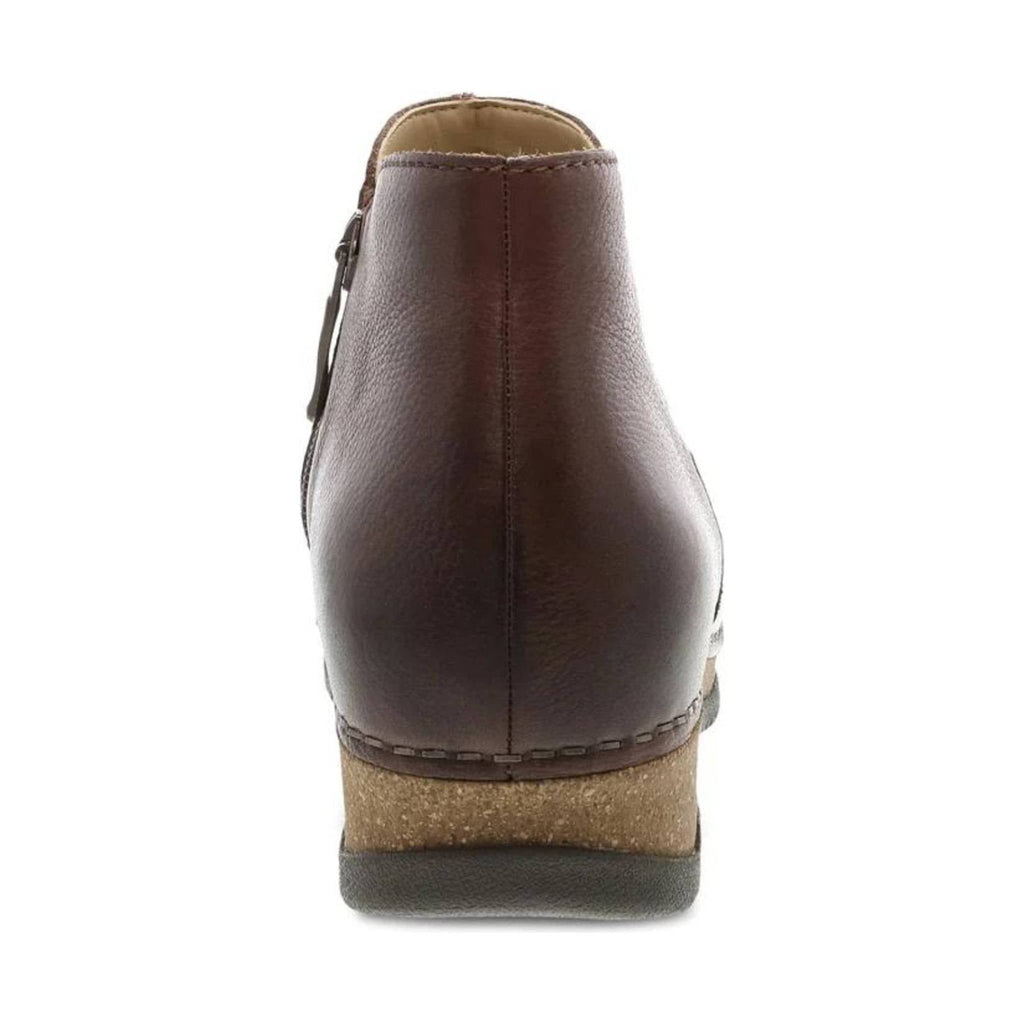 Dansko Women's Makara Bootie - Brown Waxy Milled - Lenny's Shoe & Apparel