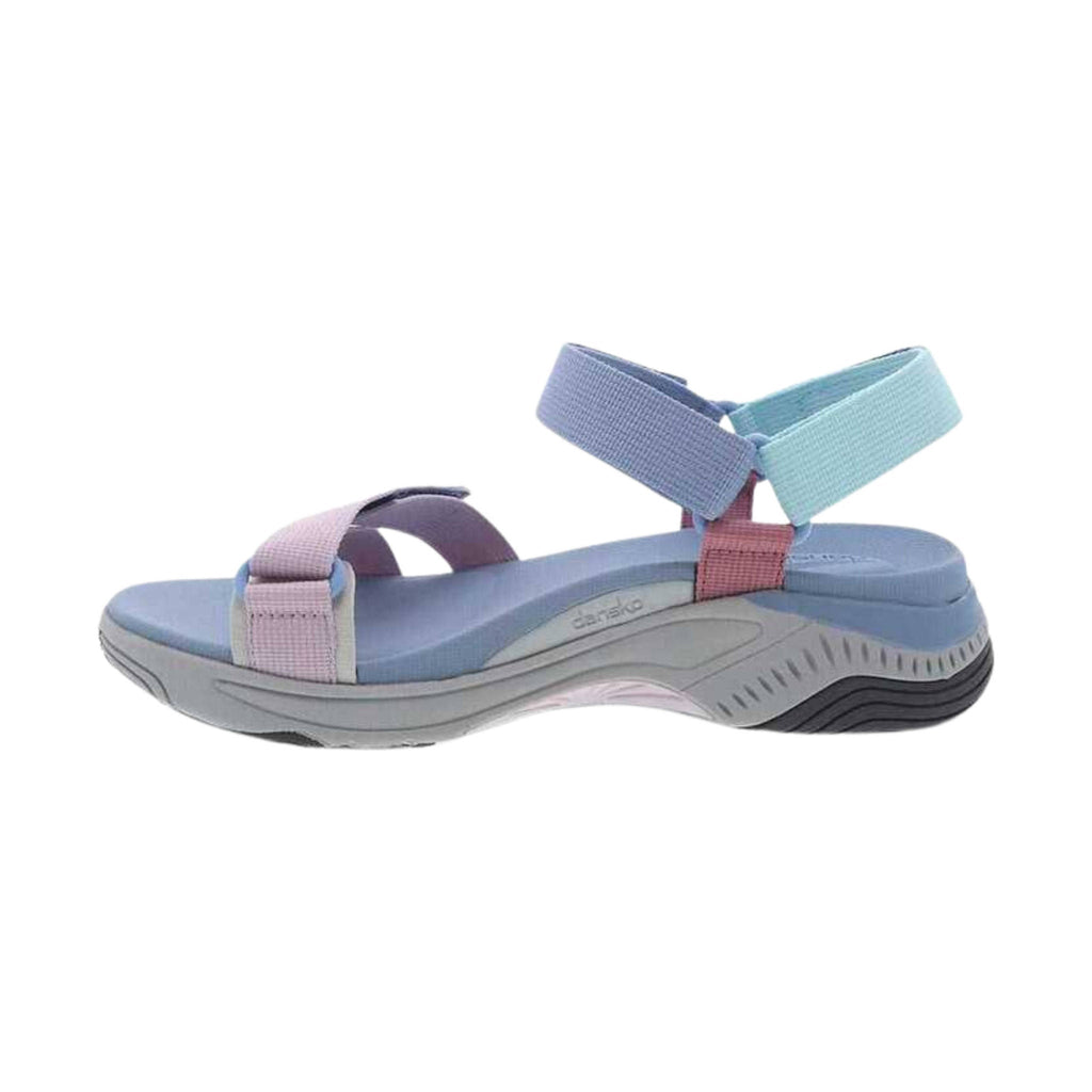 Dansko Women's Racquel Sandal - Sky Multi Webbing - Lenny's Shoe & Apparel