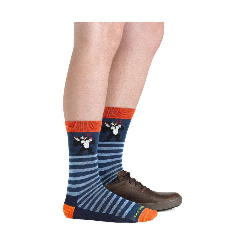 Darn Tough Vermont Men's Animal Haus Lightweight Lifestyle Sock - Deep Water - Lenny's Shoe & Apparel