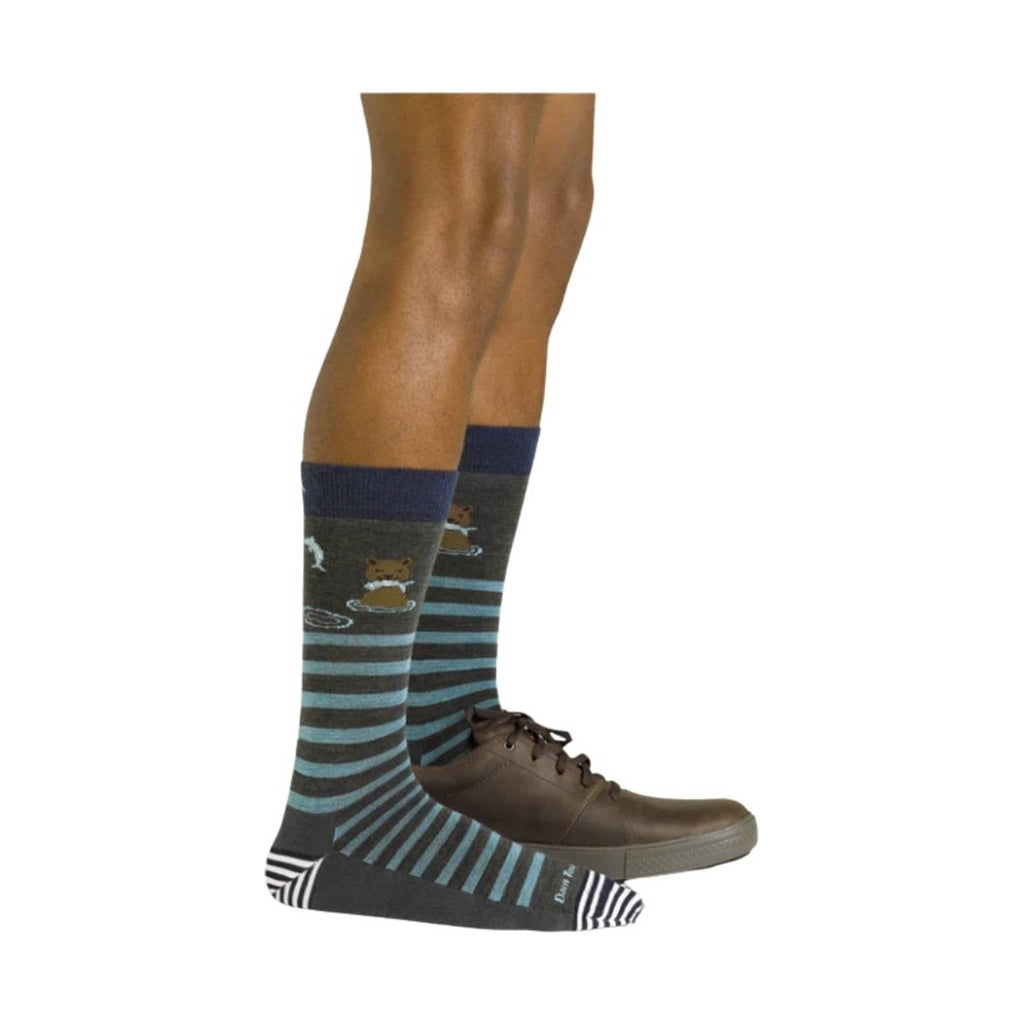 Darn Tough Vermont Men's Animal Haus Lightweight Lifestyle Sock - Forest - Lenny's Shoe & Apparel