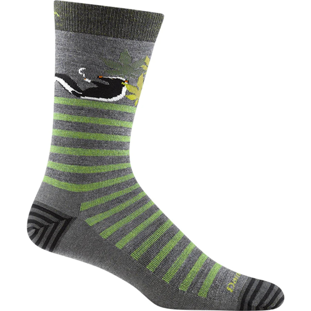 Darn Tough Vermont Men's Animal Haus Lightweight Lifestyle Sock - Gray - Lenny's Shoe & Apparel