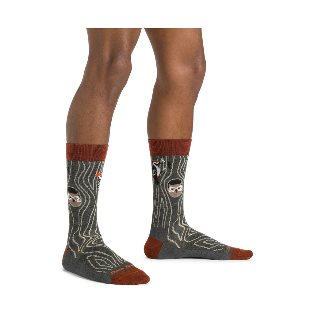 Darn Tough Vermont Men's Woody Crew Lightweight Lifestyle Sock - Forest - Lenny's Shoe & Apparel